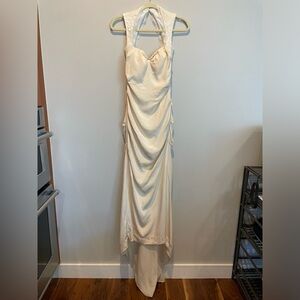 Nicole Miller Taryn Eyelash Lace Wedding Dress 6